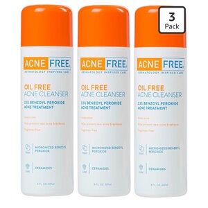 Oil Free Acne Cleanser 3-Pack